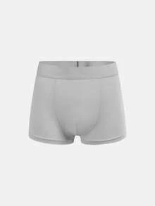 SHEIN 4条/套 青少年男童透气极简三角裤，舒适百搭