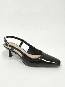 CUCCOO BIZCHIC Damen Sandaletten mit Absatz - Schwarz - Übersicht 16