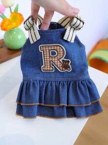 PETSIN PC宠物服装，多款式宠物连衣裙，猫狗通用服装，小型犬时尚酷炫连衣裙 - 彩色 - 查看 12