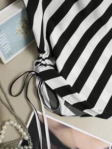 Franclia 新款V领修身女式短袖衬衫，春秋季款 - 彩色 - 查看 5