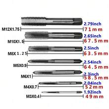 7件套硬质合金钻头组，4刃锯齿离心式设计，直柄，适用于干钻瓷器、陶瓷、玻璃、大理石、混凝土、不锈钢、石材。 - 銀色 - 查看 3