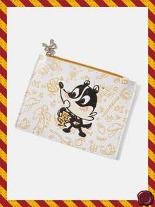 HARRY POTTER X SHEIN Cute Cartoon Magic Element Pattern Coin Purse - Yellow - View 1