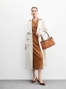 CUCCOO BIZCHIC 女士尖头搭扣设计时尚优雅高跟鞋 - 棕色 - 查看 6