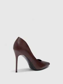 CUCCOO BIZCHIC 新款百搭尖头高跟女式礼服鞋 - 鏽棕色 - 查看 9