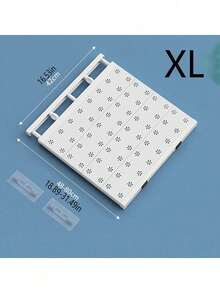 SHEIN 1Pc Household Retractable Nail-Free Clothes Organizing And Storage Partition Rack, Dormitory Cabinet Cupboard Layered Rack, Space-Saving Storage Layered Partition, Clothes Organizer Rack, Suitable For Bathroom, Kitchen Storage, Room, Bedroom Wardrobe And Entryway Shoe Cabinet.