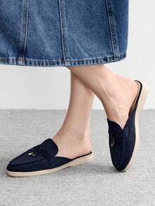 CUCCOO BIZCHIC Women's Casual Slip-On Flat Athletic Sneakers Valentine's Day - Royal Blue - View 3