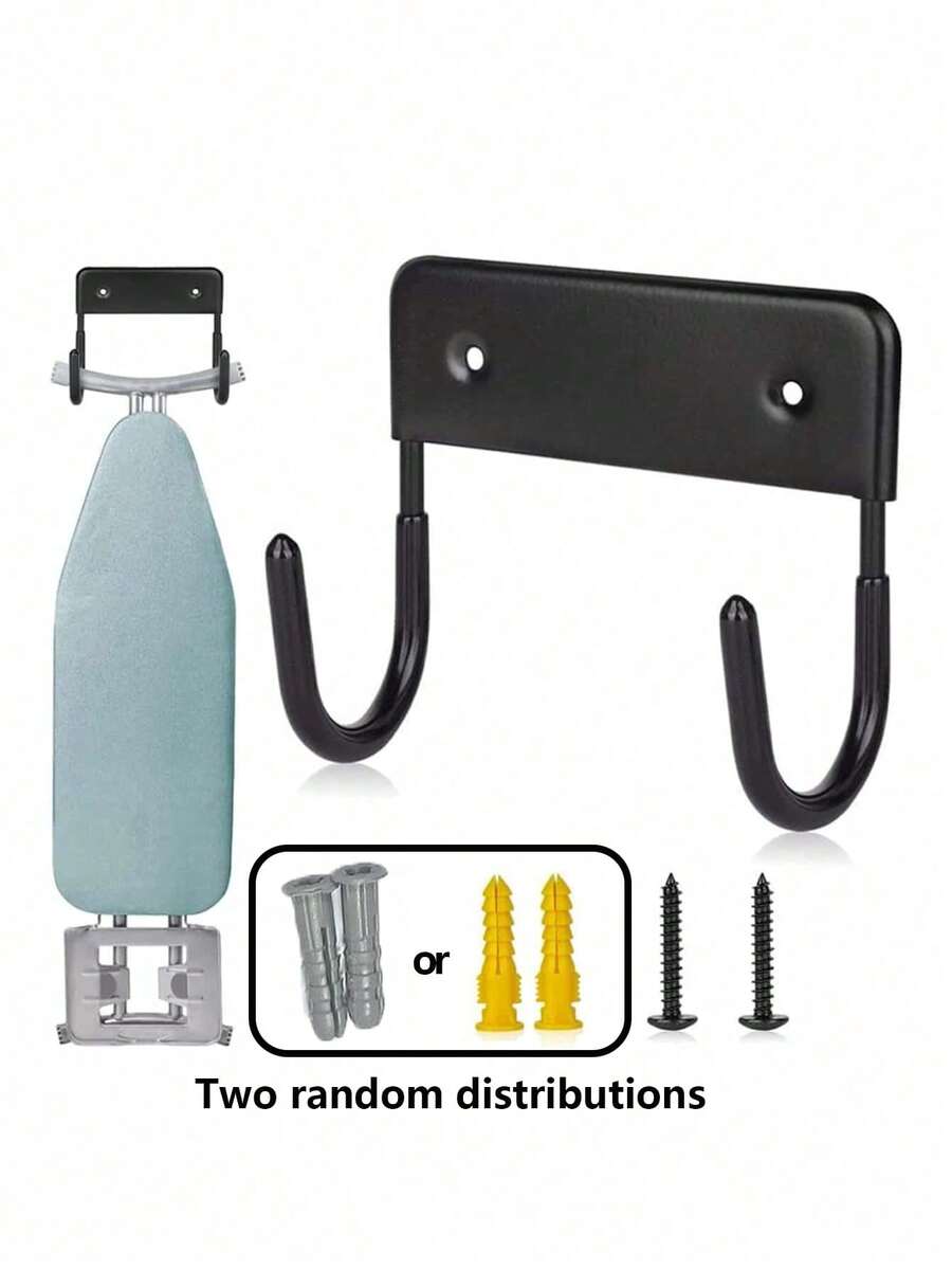 1 Móc Treo Tường Bằng Kim Loại, Hợp Kim Sắt Đen, Dùng Để Treo Áo Khoác, Trang Trí Nhà Cửa - màu đen - Xem 1
