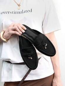 CUCCOO BIZCHIC 女士休闲套脚平底运动鞋 - 靜夜黑色 - 查看 5