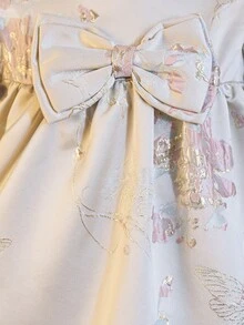 Glamorique Kids Young Girls Dress,Elegant Festival Dress,Suitable For Formal Occasions - Grey - View 5