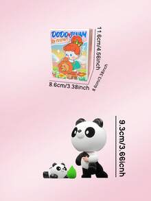 POKOJA LAND 盲盒（非毛绒填充）1个DODO JENNY玩具朋友盲盒收藏人偶，6款常规款+1款隐藏款熊猫设计，优质PVC艺术玩具，不易褪色，可作家居及办公室桌面摆件，便携旅行配件，是送给朋友、家人、收藏家和奇幻爱好者的完美生日及节日礼物。适合春夏。 - 潮玩盲盒 - 查看 5
