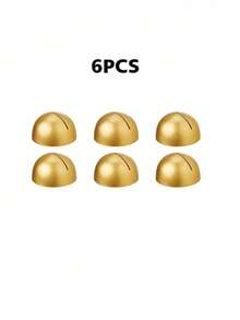 1 6 12 Pieces Golden Wooden Table Number Stands Elegant Round Place Card Holders For Wedding Reception Banquet Anniversary Birthday Party Event Seating Arrangement Decor - Multicolor - View 5