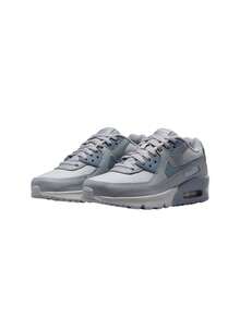 Nike Air Max 90 LTR Big Kids' Sneaker Grey / Blue CD6864-032 - Gris lobo/Sigilo/Azul armería - Ver 2