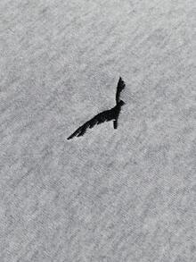 PAVTROS Men's Eagle Print Pocket Hoodie And Sweatpants Casual Tracksuit Set - Light Grey - View 4