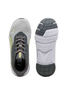 Puma FlexFocus Lite Modern Kids Sneaker Dark Gray / Yellow / White 401517 - Gray Yellow - View 2