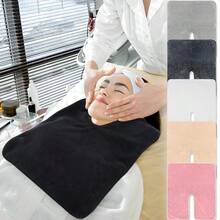 U型美容毛巾，适用于美容院、水疗中心、按摩、面部护理、颈部护理，可重复使用，保暖超细纤维颈巾 - 彩色 - 查看 7