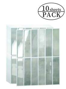 10/20片装自粘瓷砖，防水砖纹3D纹理墙板 - DIY可移除自粘防溅瓷砖，适用于厨房、浴室和派对装饰 - 彩色 - 查看 4