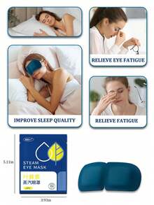 10 / 20 / 30/50PCS Steam Eye Masks, Green Lutein Eye Masks Are Used For Shade And Sleep, To Relieve Eye Fatigue And Dryness. Basic Eye Care, Deep Relaxation, And Improved Sleep For Computer And Mobile Phone Users. Suitable For Students And White-Collar Workers. Protective Goggles Suitable For Portable Travel And Business Travel, A Great Thing To Enjoy Easily - Green - View 2