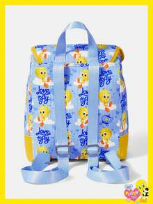 LOONEY TUNES X SHEIN Ba lô in hình cho bé gái - Màu vàng - Xem 2