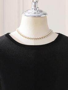 Glamorique Kids Đầm nhung dài tay cổ tròn thanh lịch cho bé gái, phối nơ 3D dễ thương ở gấu và viền lưới, thích hợp cho Giáng sinh, các bữa tiệc ngày lễ và mặc hàng ngày, màu đỏ, mùa thu/đông/xuân. - màu đen - Xem 4