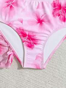 SHEIN Tween Girls 3 PiecesBikini Sets With Butterfly Print, Bow Accent & Skirt, Fashionable Casual Elegant Swimwear Suitable For Swimming, Vacation, Summer Tweens Two-Piece Beachwear Set Three-Piece Swimsuit Set Bikini Set With Sarong Skirt Girls Beach Sets Pink Floral Print Swimwear Tweens 3 Piece Bikini Set Tied Waist Swimwear Pink Swimsuit 3 Piece Kid Flower 2 Piece Set Summer Girls 3pcs Set Bikini Set Sarong Skirt Girls Tropical Set Three Piece Swimsuit Set 3pc Girls Summer Mesh Girls Three Piece Tween Bathing Suits 3 Piece Set Beachwear For Tweens Two Piece Set Bikini Set With Sarong Skirt Tied Waist