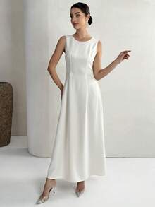 Yasmyna Women's Floral Print Poncho Design Elegant Arabic Dress - White - View 7