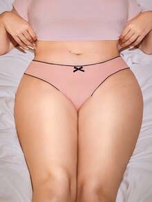 Lowkey Lull 7 件装大码纯色简约休闲日常内裤 - 彩色 - 查看 1