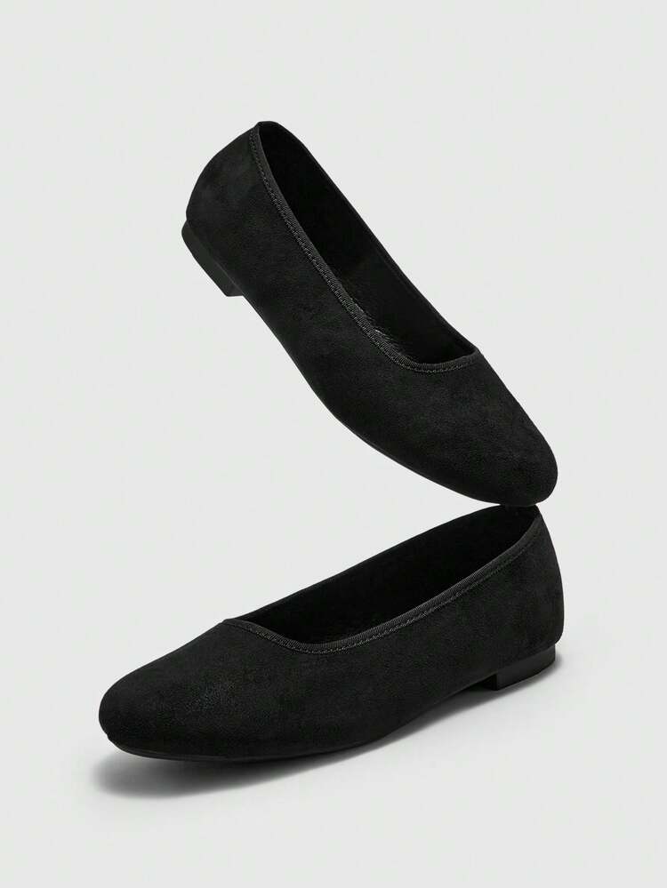 CUCCOO BIZCHIC Women's Solid Color Casual Versatile Flat Shoes Valentine's Day