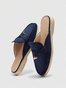 CUCCOO BIZCHIC Women's Casual Slip-On Flat Athletic Sneakers Valentine's Day - Royal Blue - View 10