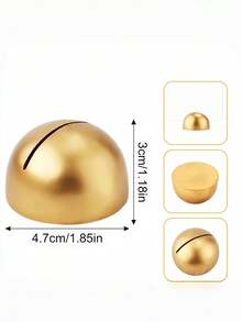 1 6 12 Pieces Golden Wooden Table Number Stands Elegant Round Place Card Holders For Wedding Reception Banquet Anniversary Birthday Party Event Seating Arrangement Decor - Multicolor - View 4