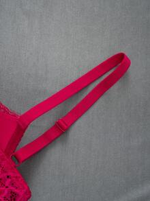 Snug Zone 3件套性感蕾丝支撑浪漫简约钢圈可调节文胸，女士款 - 彩色 - 查看 6