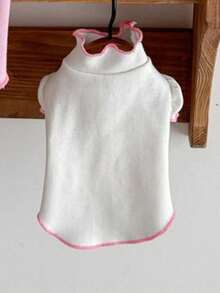 PETSIN Autumn And Winter Thick Base Shirt Princess Style Bubble Sleeve Pet Cat Dog Clothes - White - View 8