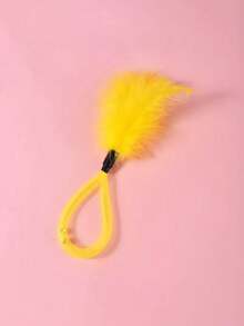 PETSIN 1 Piece Pet Feather Teaser Wand Toy; Pet Bell Cat Toy; Pet Self-Entertainment Toy To Relieve Boredom; Pet Supplies - Multicolor - View 10