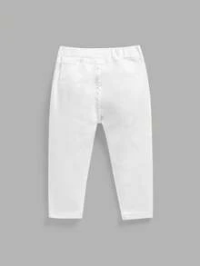 SHEIN Quần jean dáng ôm co giãn, đa năng, thoải mái cho bé trai, nhiều màu sắc, thích hợp mặc hàng ngày. - Nhiều màu - Xem 3
