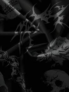 ROMWE Goth 嬉皮哥特恐怖暗黑神秘骷髅玫瑰全印花浪漫波西米亚性感吊带低胸女装 - 黑色 - 查看 4