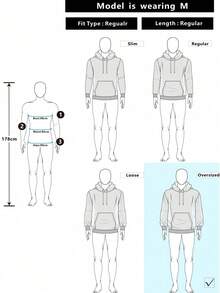 ROMWE MEN Goth Men's Slogan Print Zip-Up Hooded Sweatshirt With Fur Collar - White - View 4