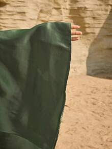 Graceveil Đầm dự tiệc thanh lịch màu xanh lá cây theo phong cách Trung Đông dành cho phụ nữ - màu xanh lá - Xem 8