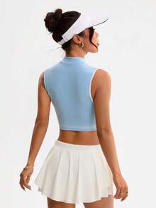 Dewbera 女士罗纹领高尔夫球衫