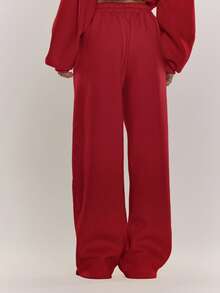 MUSERA Graphic Print Wide Leg Joggers Tracksuit Bottom Only Fall Autumn Cosy Joggers Cute Casual Coffee Club Thanksgiving