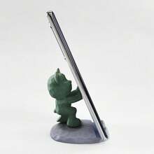 1个卡通熊造型手机支架，兼容手机和平板电脑，适用于办公桌面、床头柜、客厅、书房、卧室等场所，也是送礼佳品！开学季必备 - 綠色熊 - 查看 1