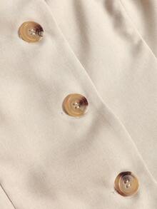 Franclia Women's Elegant Commute & Date Sleeveless Pleated 2 Pieces Set - Light Yellow - View 6