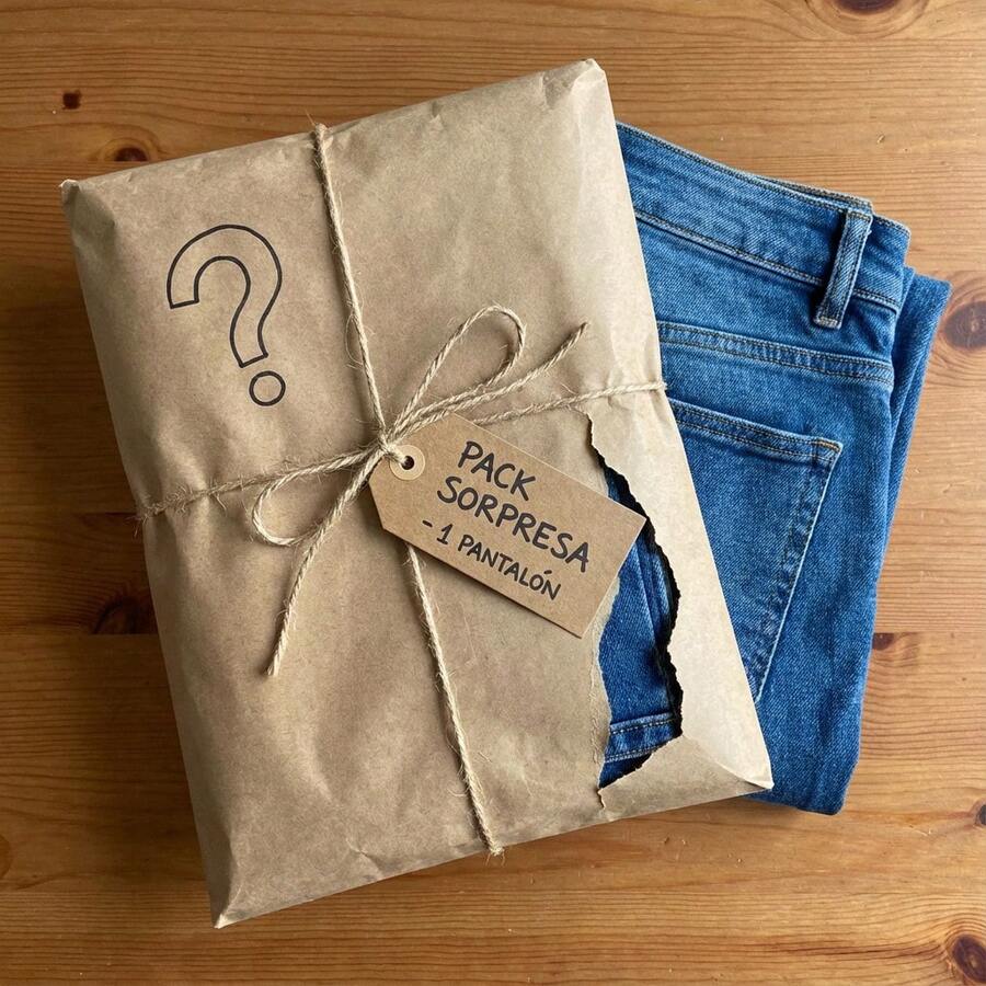Box Pants - Surprise Pants -S Surprise - Mezclilla - View 1