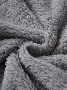 LOONEY TUNES X SHEIN 1 pieza Sudadera cómoda con bordado de conejo de dibujos animados linda para niño preadolescente - Gris - Ver 6