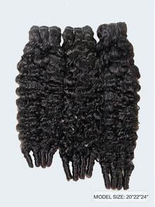 1pc Burmese Curly Bundles Human Hair Pixie Curls Human Hair Spiral End Natural Colour Burmese Curly Human Hair Bundles Weave Bundle Unprocessed Human Hair Extensions 14-26 Inch Top Quality For Women