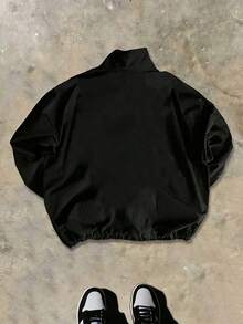 Sport MetroGents 男士印花拉链休闲长袖运动夹克