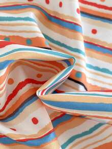 SHEIN Vintaside Kids Bộ áo hai dây và quần short kẻ caro xanh dương in hình quả anh đào dành cho bé gái, trang phục mùa hè tươi mát và thoải mái. - Nhiều màu - Xem 11