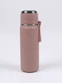 1 件不锈钢真空保温水瓶，带手柄和过滤器，500ml/16.9oz 和 600ml/20oz，防漏，便携，适合户外、旅行、跑步、骑自行车、徒步旅行、游泳 - 彩色 - 查看 17