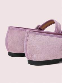 CUCCOO DOLLMOD 女士红色可爱平底鞋，简约时尚休闲日常穿着 - 淡紫色 - 查看 10