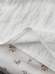 Tween Girls Fitted Casual Minimalist Comfortable Plaid Backless Blouse