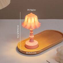 1pc Creative Room Decor Mini Table Lamp, Lotus/Street Lamp Cute Night Light For Bedroom Atmosphere Decor, Desk Atmosphere Decor Led Night Light,Birthday Gift For Friends,Home Decor Mini Table Lamp Light - Multicolor - View 13