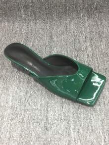 CUCCOO CHICEST 露趾高跟穆勒鞋 返校鞋 大学生鞋 春季鞋 春假复活节 - 綠色 - 查看 13